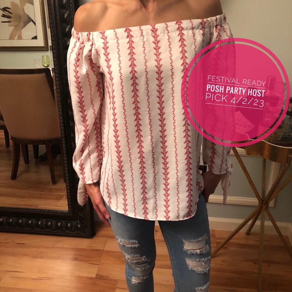 🌿Sweet Wanderer off the shoulder (or not) blouse